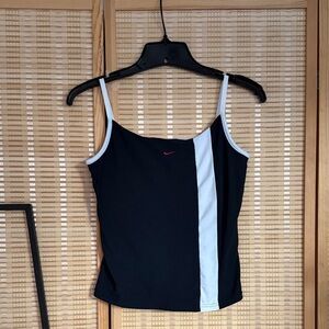Nike Black and White Dri Fit Top